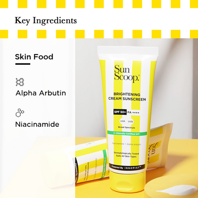 skin brightening sunscreen with Niacinamide