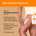 Feel Fresh! (Exfoliating Body Wash - 236 ml| Peach Underarm Roll On - 40 ml)