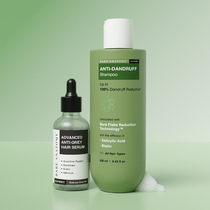 Anti-Grey Serum (50 ml) & Anti-Dandruff Shampoo (250 ml) Combo