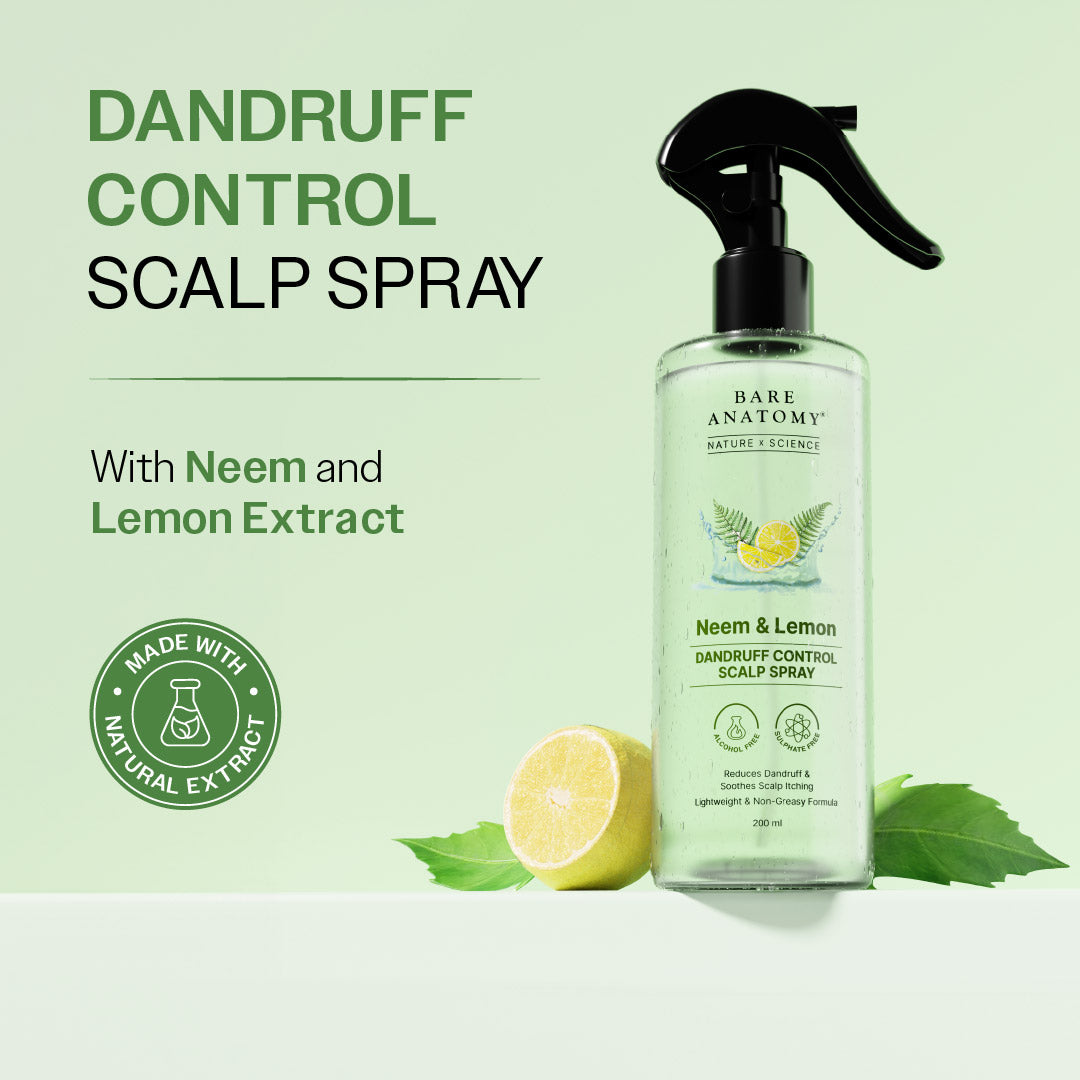 Neem & Lemon Dandruff Control Scalp Spray - 200 ml