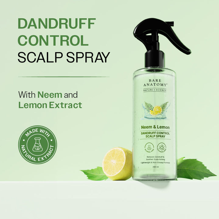Neem & Lemon Dandruff Control Scalp Spray - 200 ml