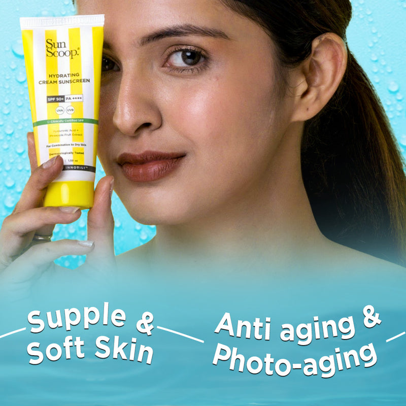 Hydrating Cream Sunscreen | SPF 50+, PA++++ (45g)