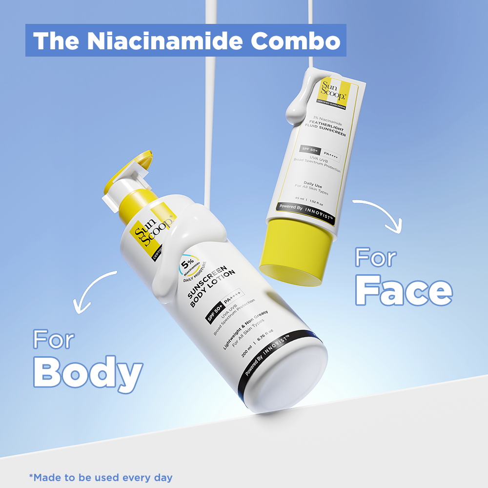 Daily SPF 50+ Duo with Niacinamide for Face & Body