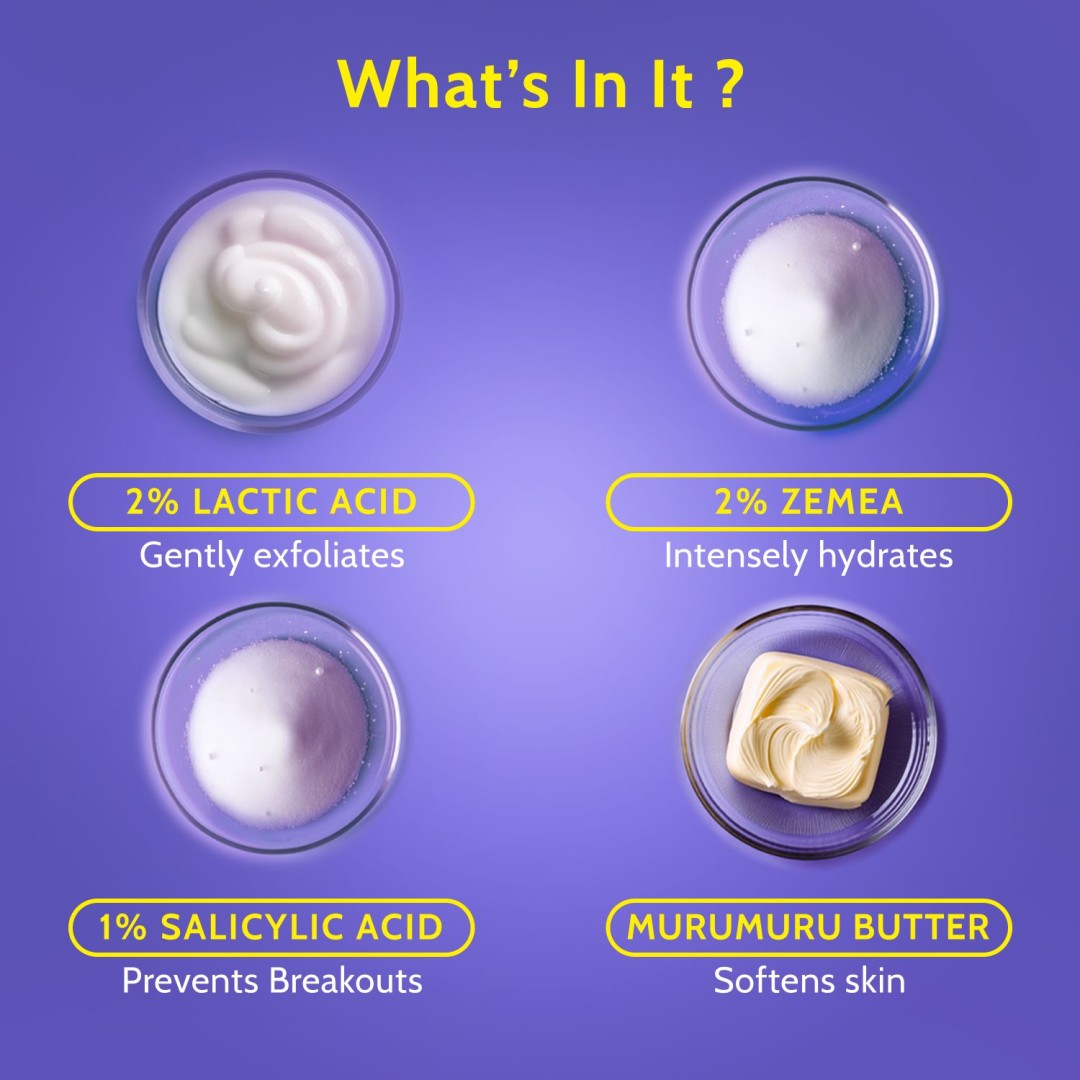 Exfoliating Body Wash with Lactic Acid - 236 ml + Loofah