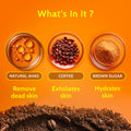 Exfoliating Body Scrub with Coffee & Brown Sugar - 75 gm
