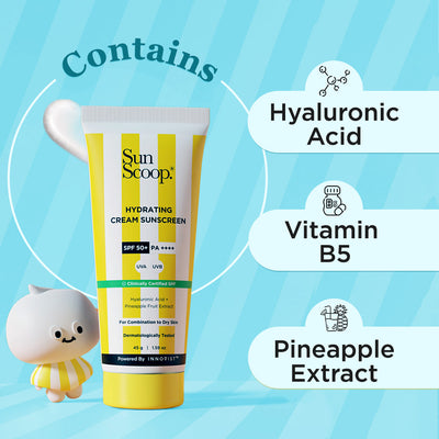 hyaluronic acid spf with Vitamin B5
