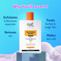 Daily Exfoliation Trio (Aqua & Fragrance Free Underarm Roll On - 40ml + 40ml | Exfoliating Body Wash - 236 ml)