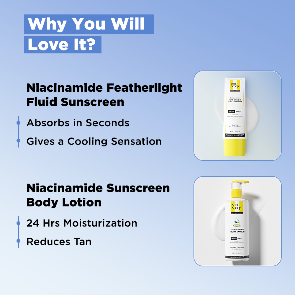 Daily SPF 50+ Duo with Niacinamide for Face & Body