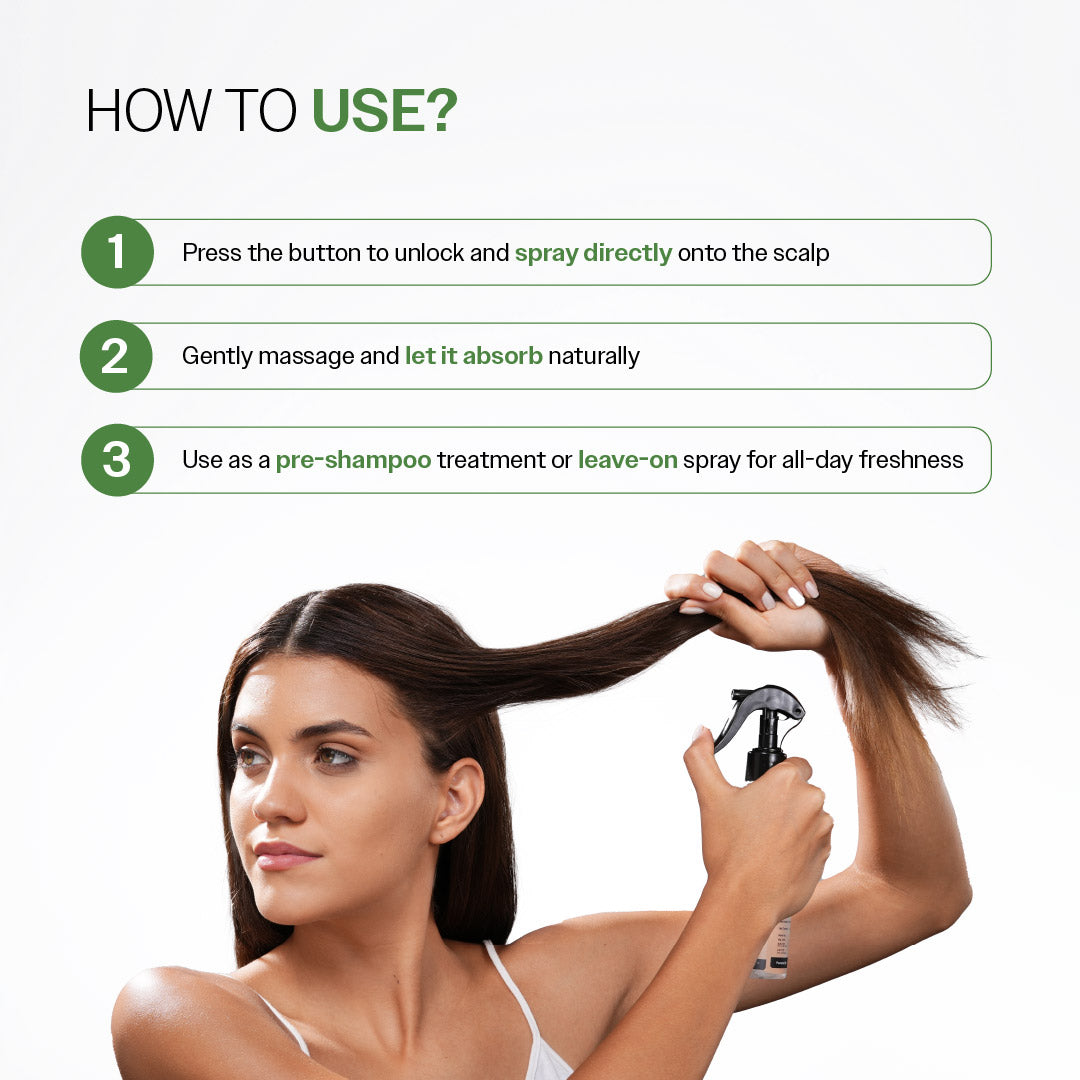 Neem & Lemon Dandruff Control Scalp Spray - 200 ml