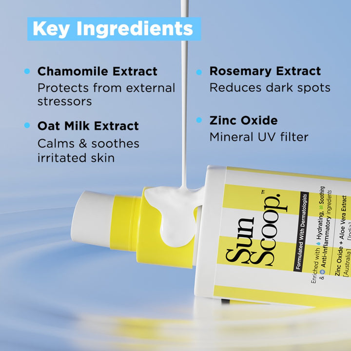 Hydrating Fluid Sunscreen for Face and Body | SPF 60, PA++++ (125ml)