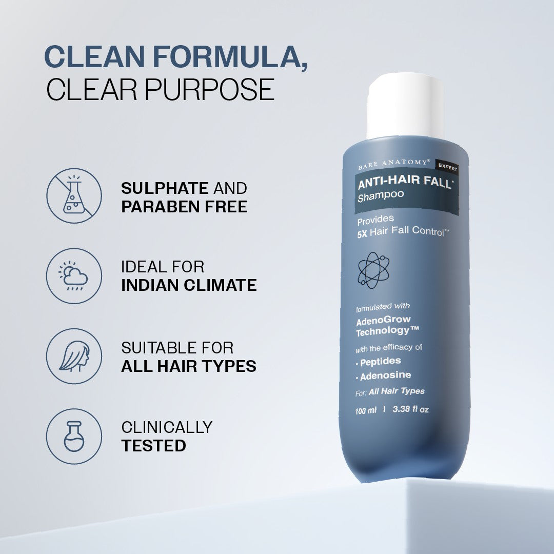 Hair Fall Control Shampoo with Peptides - 100 ml