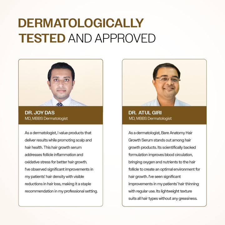 Advanced Hair Growth Serum with Redensyl, Rosemary, Rice Water - 30 ml | Pack of 2