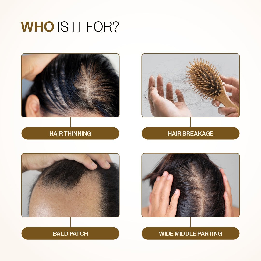 Advanced Hair Growth Serum with Redensyl, Rosemary, Rice Water - 30 ml | Pack of 2