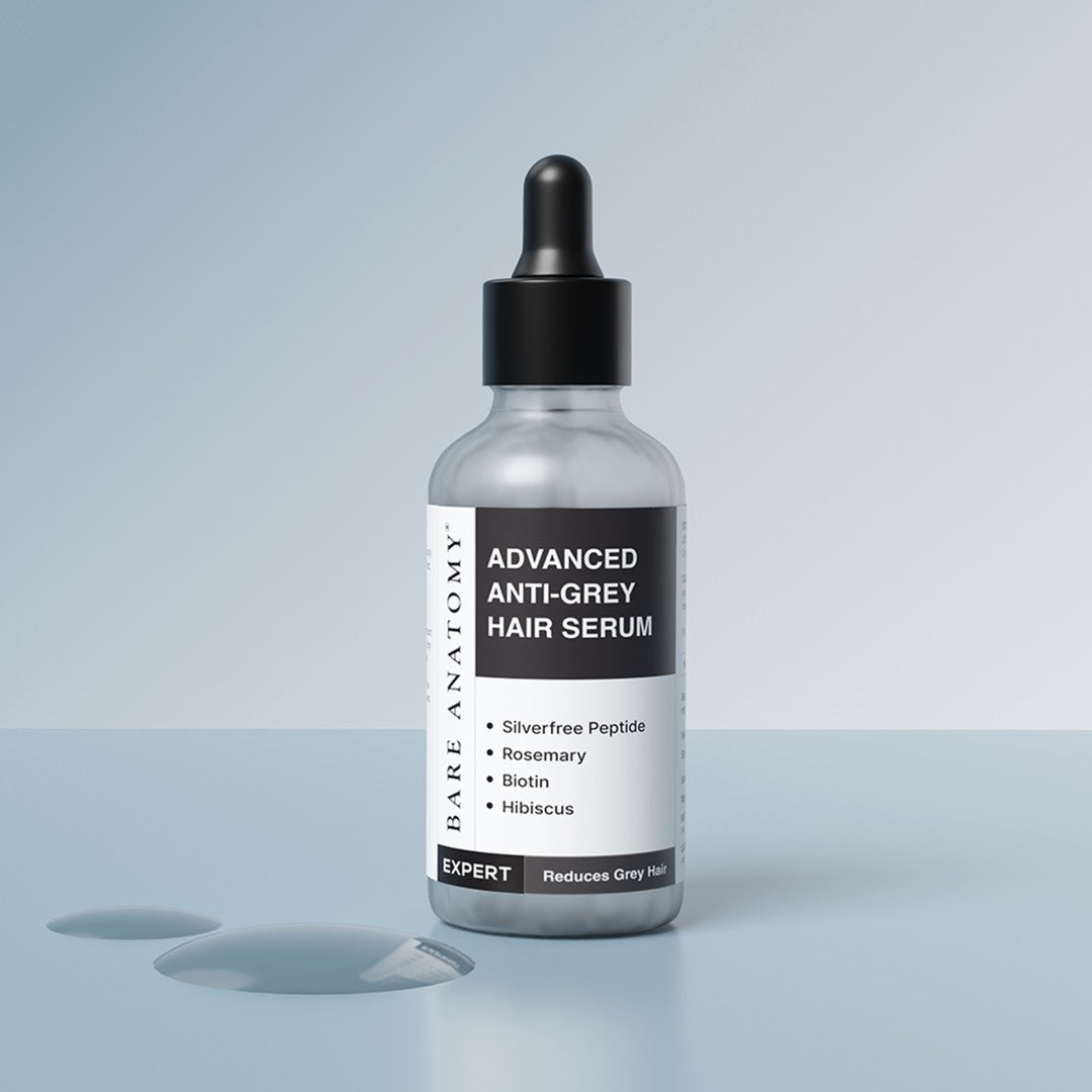 Advanced Anti-Grey Serum with Silverfree Peptide, Rosemary, Biotin - 50ml