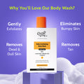 Detan Body Combo (Exfoliating Body Wash - 236 ml + AHA Body Lotion - 236 ml)