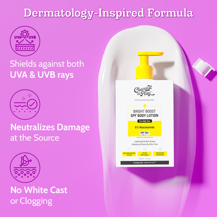 Bright Boost SPF Body Lotion with Niacinamide & SPF 50+