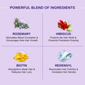 Rosemary & Hibiscus Hair Growth Oil with Redensyl & Biotin - 100