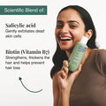 Scalp Exfoliating Scrub (250 gm) and Anti-Dandruff Shampoo (250 ml) for Dandruff, Buildup & Scalp Exfoliation