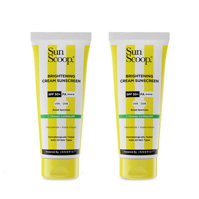 brightening sunscreen for oily skin Pack of 2
