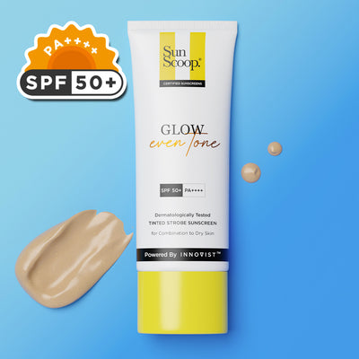 Tinted Sunscreen for Glowing & Even Tone Skin | SPF 50, PA++++ (45g)