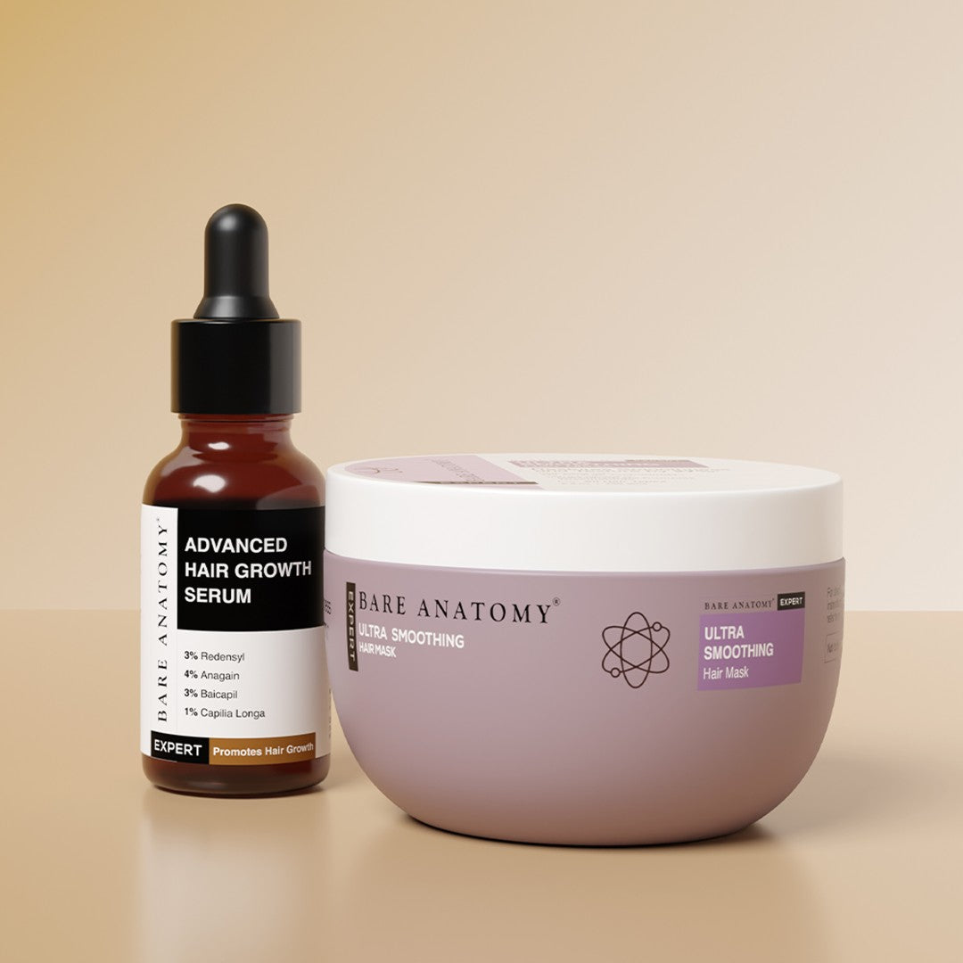 Hair Growth Serum & Smoothing Mask Combo