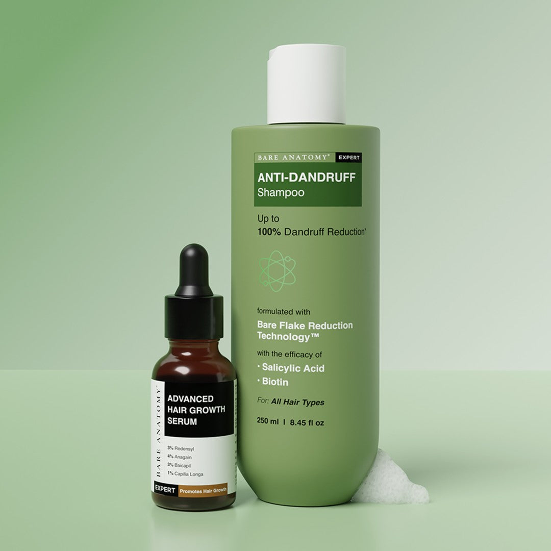 Hair Growth Serum & Anti-Dandruff Shampoo Combo