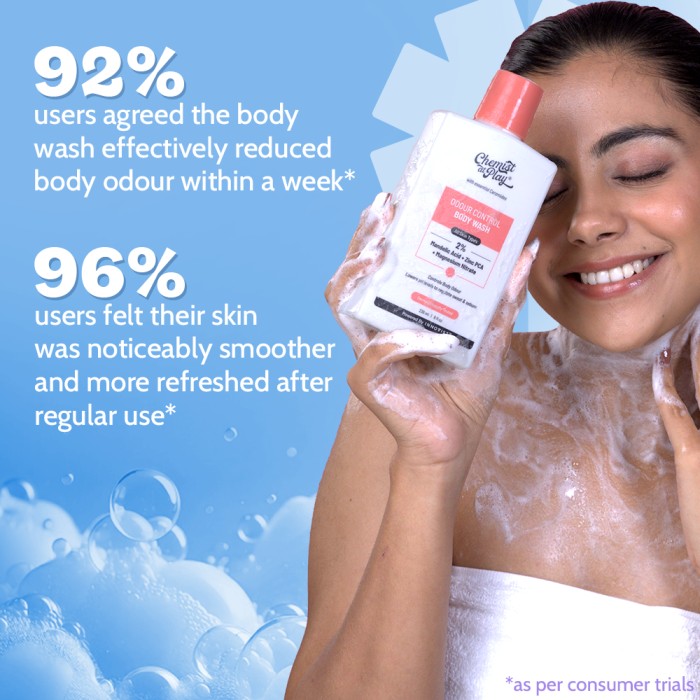 Odour Control Body Wash for Long Lasting Freshness - 236ml