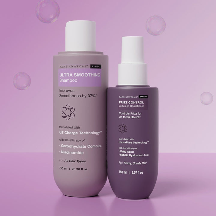 Smoothing Shampoo & Anti-Frizz Leave-In Conditioner Combo