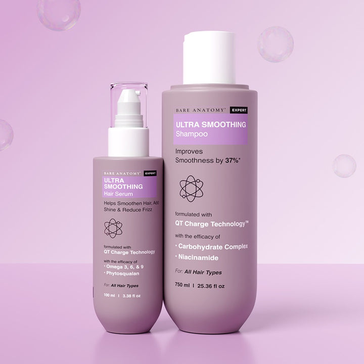 Ultra Smoothing Shampoo & Serum Combo for Hair Smoothness