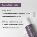 Anti-Frizz Leave-In Conditioner with Argan Oil & Hyaluronic Acid for frizzy hair - 150 ml | Pack of 2