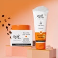 Glow & De-tan Essentials | Exfoliating Face Wash - 100 ml & Body Scrub - 75 gm