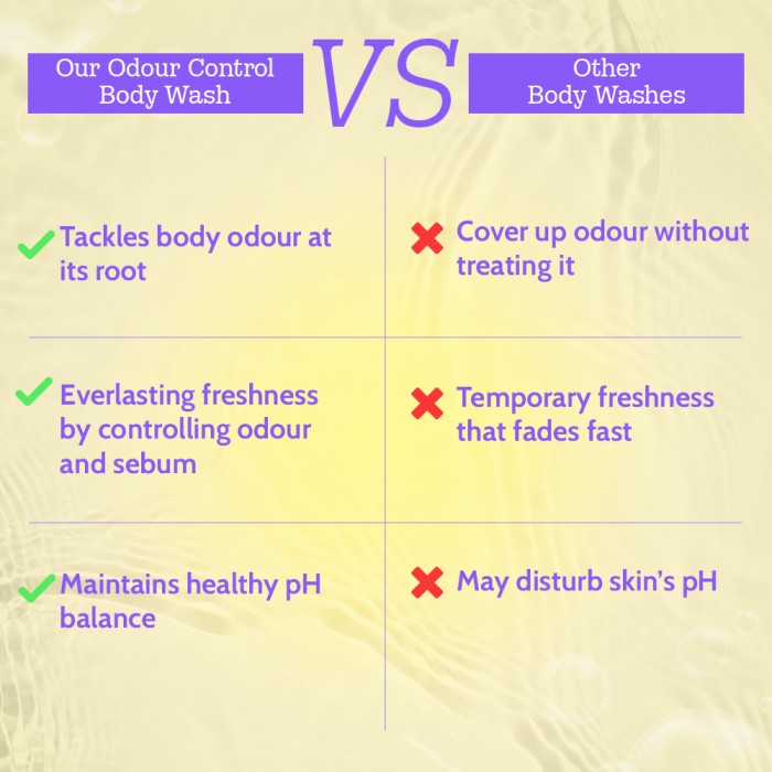 Odour Control Body Wash for Long Lasting Freshness - 236ml