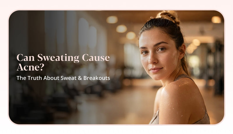 Understand how sweating can cause acne and breakouts