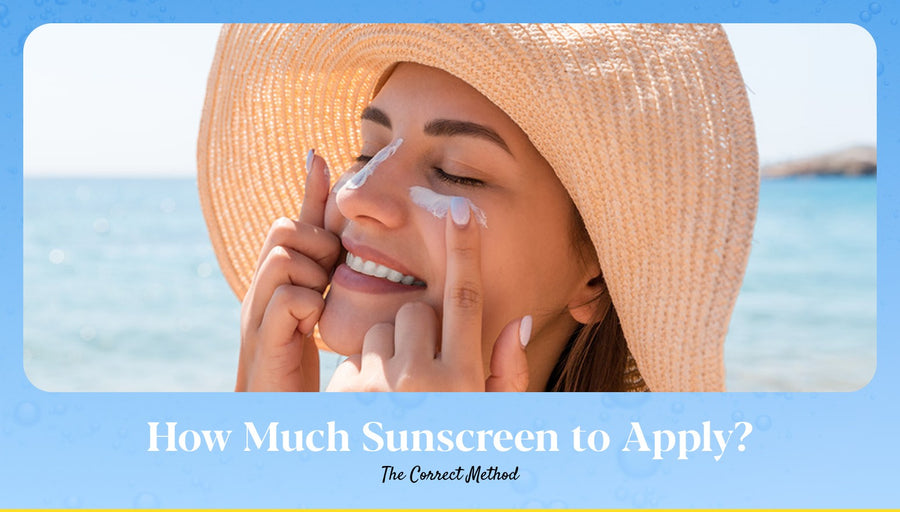 how to apply sunscreen on face
