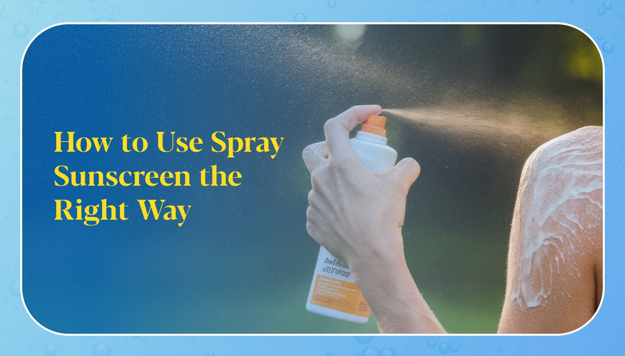 How to use Spray Sunscreen