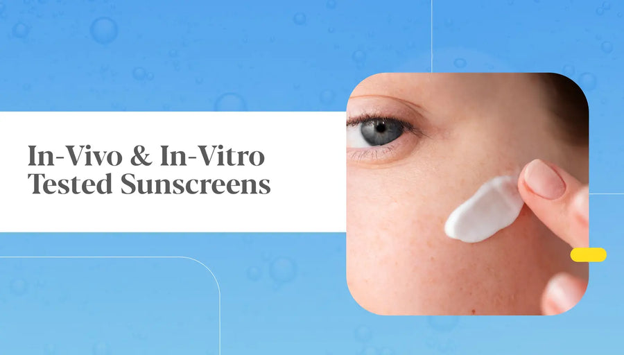 In-vivo and in-vitro tested sunscreens