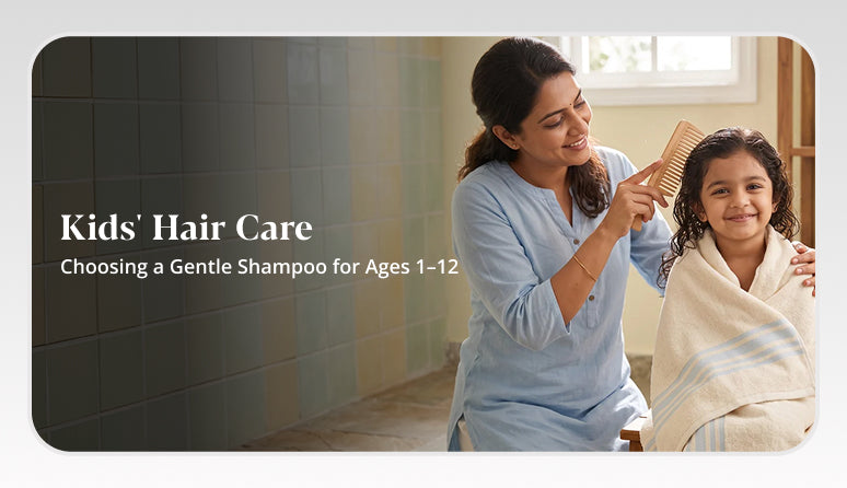 Kids' hair care with a gentle shampoo for children aged 1–12.