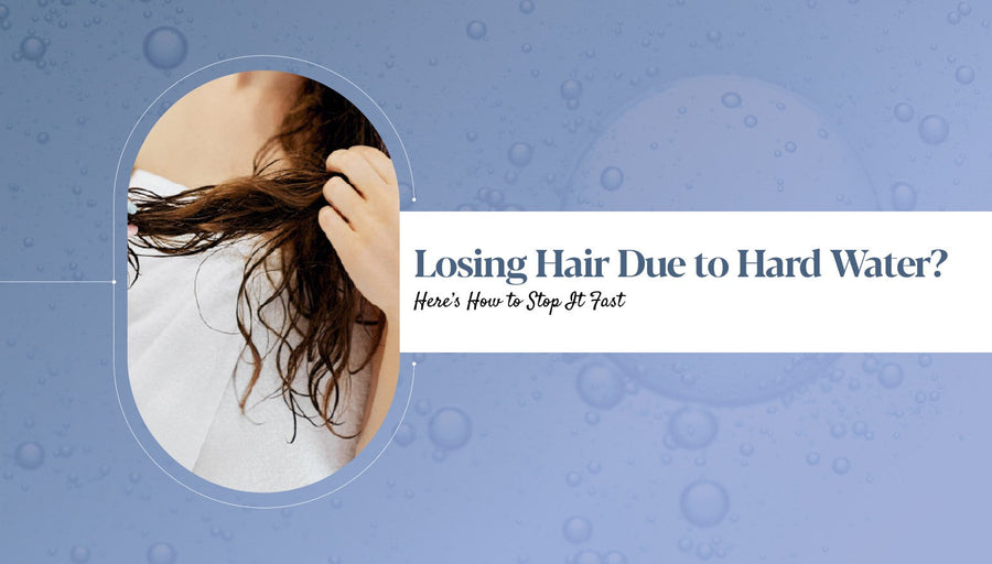 Hair fall due to hard water