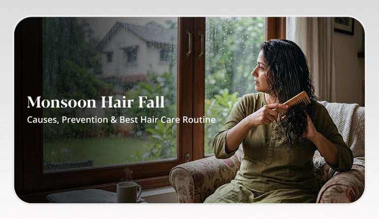 Monsoon Hair Fall: Causes, Prevention & Best Hair Care Routine