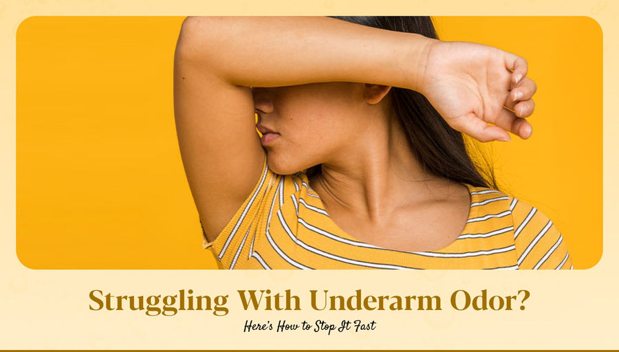 Underarm odor treatment