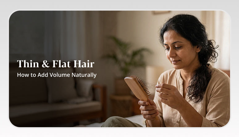 Thin and flat hair with natural ways to add volume and fullness.