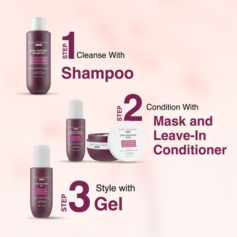 Curl Defining Kit <br> (Shampoo I Leave-in Conditioner I Mask I Gel)