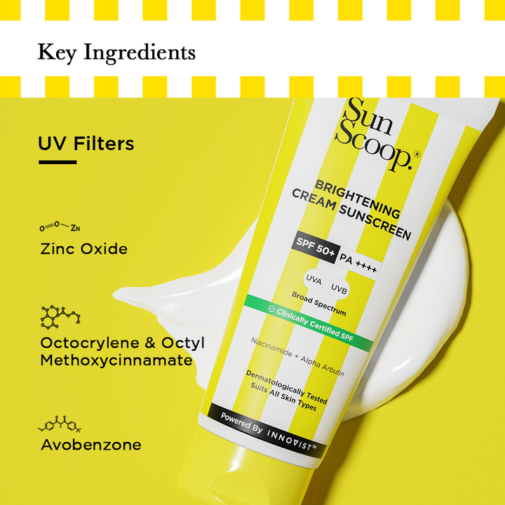 skin brightening sunscreen Ingredients