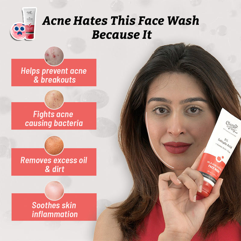 Salicylic Acid Face Wash for Acne & Oil Control