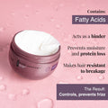 Anti-Frizz Hair Mask with Hyaluronic Acid for Frizzy Hair - 250 gm