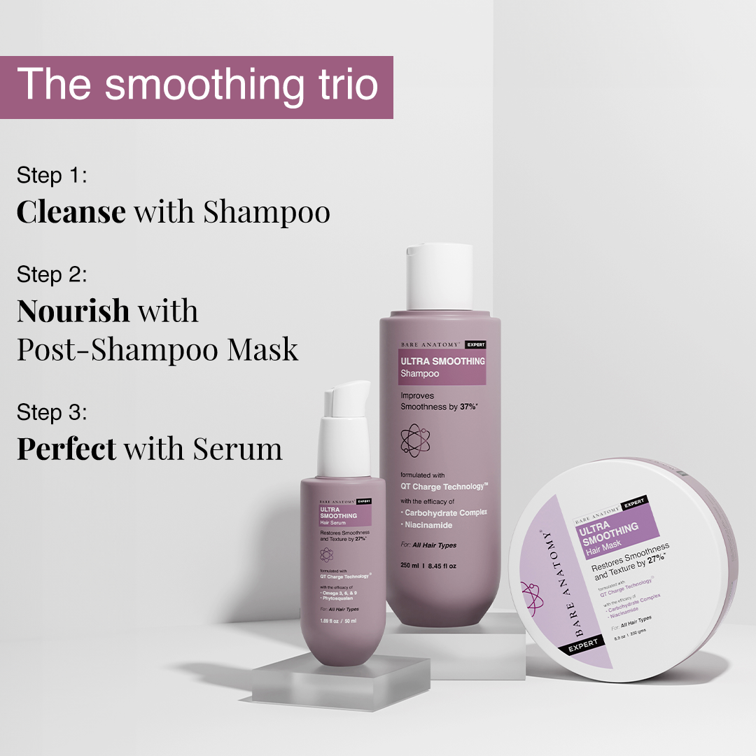 Smoothing Shampoo for Smooth Silky Hair Bare Anatomy Innovist