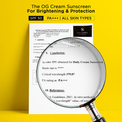 Brightening Cream Sunscreen | SPF 50 | 45 gm