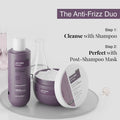 Anti-Frizz Shampoo with Rice Protein & Hyaluronic Acid for dry & frizzy hair - 250 ml