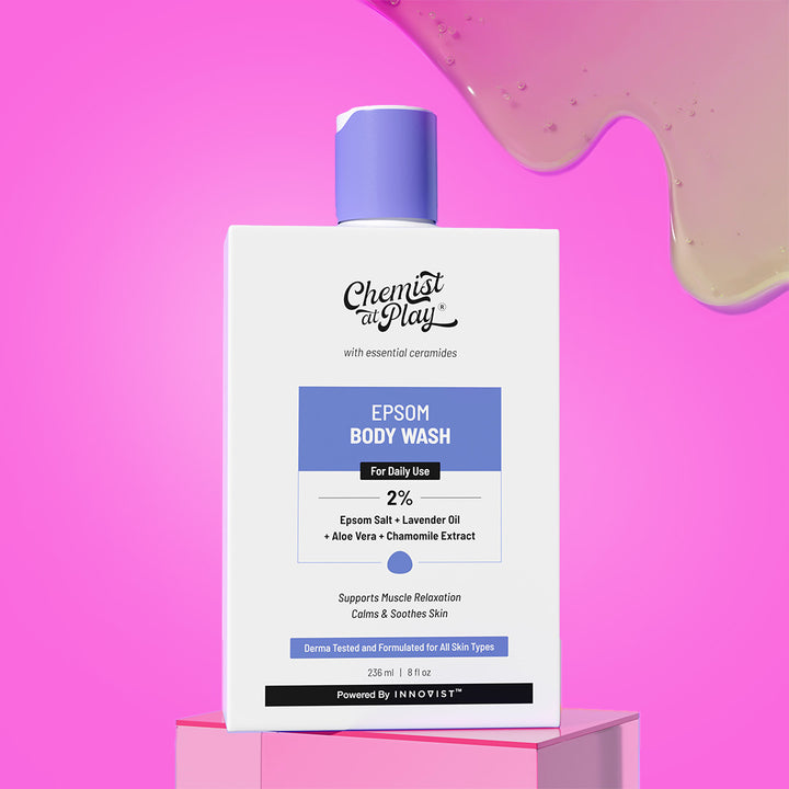 Epsom Salt Body Wash with Lavender Oil & Aloe Vera - 236 ml