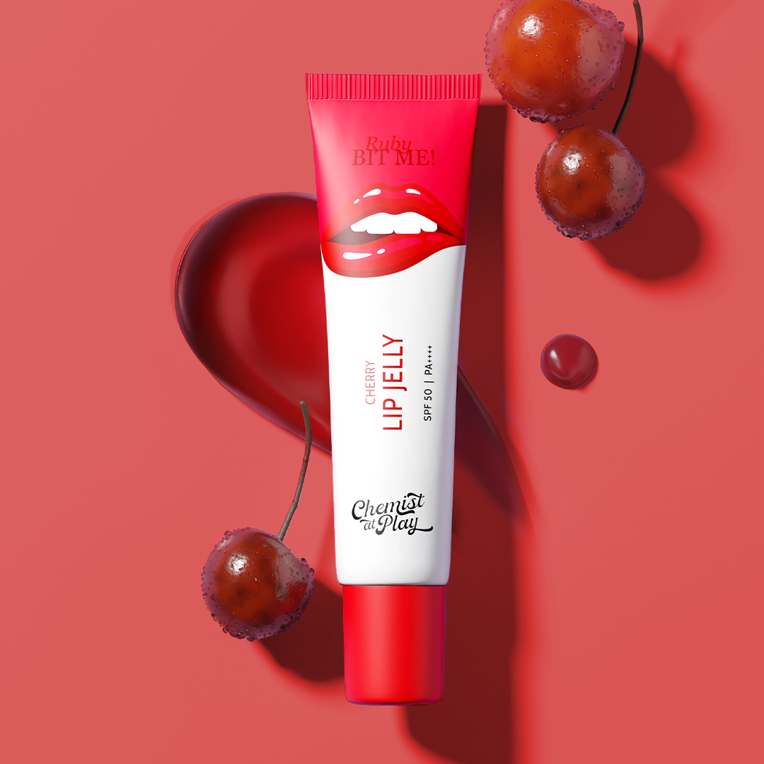 Ceramides + 2% Kojic Acid Tinted Lip Balm (Cherry) | SPF 50, PA++++